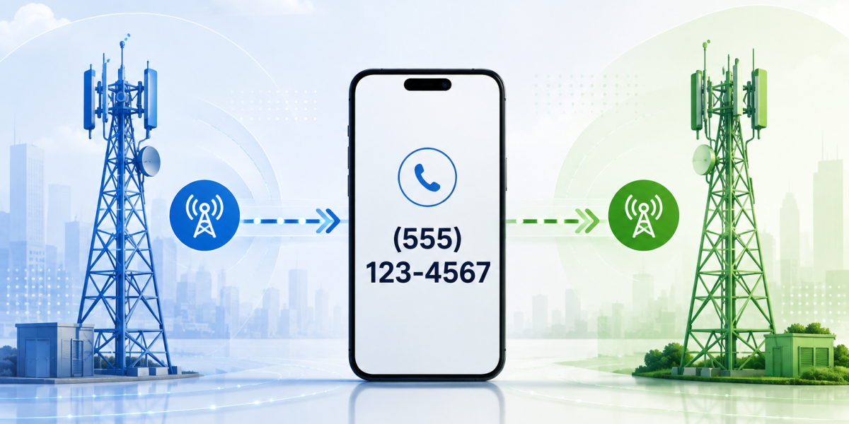 Number portability and SMS routing between mobile networks